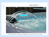 BG-8839 Hot Sale High Quality Fiberglass Massage Acrylic Outdoor Indoor Adult Hot Bath Tub 